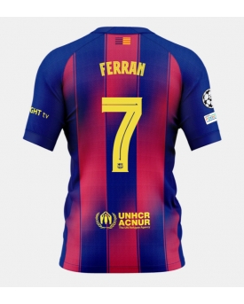 Barcelona Ferran Torres #7 Maglia Gara Casa Repliche 2025-26 Maniche Corte